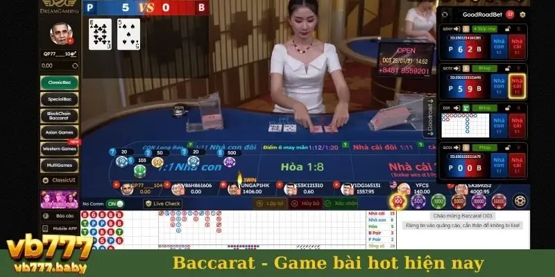Baccarat - Game bài hot hiện nay