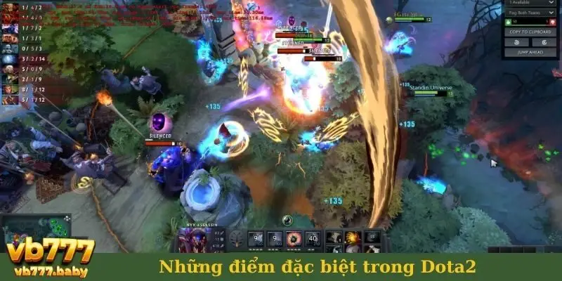 Những điểm đặc biệt trong Dota2