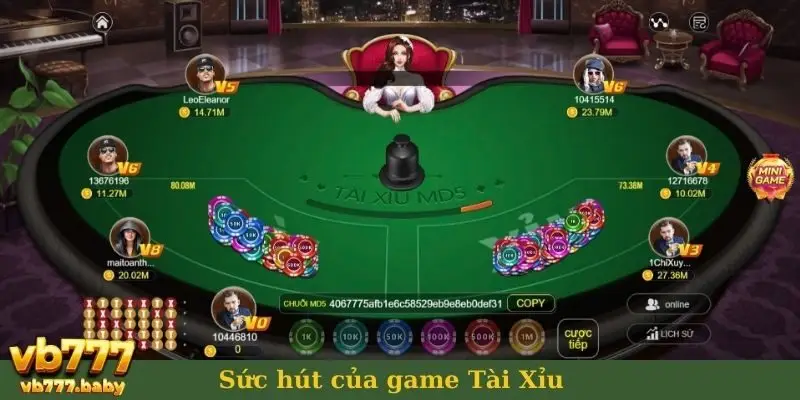 Sức hút của game Tài Xỉu