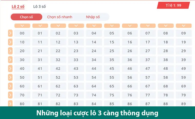 Cách chơi, các loại cược cùng bí quyết soi cầu lô 3 càng cho đề thủ tham khảo