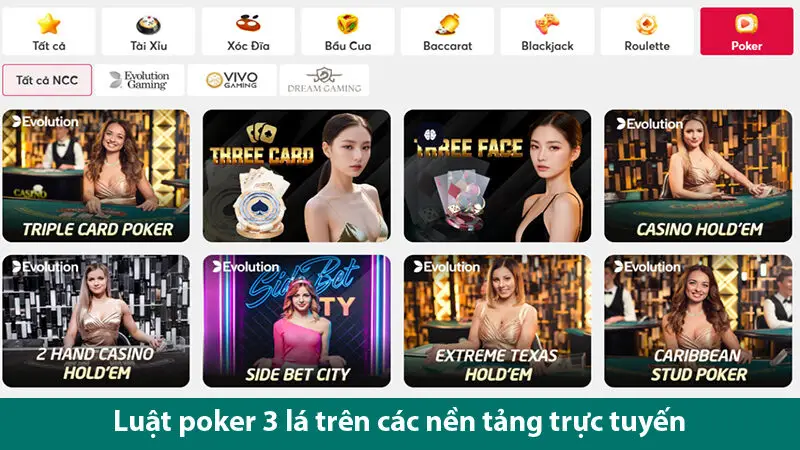 Tìm hiểu về trò chơi bài Poker 3 lá hấp dẫn dành cho người chơi mới