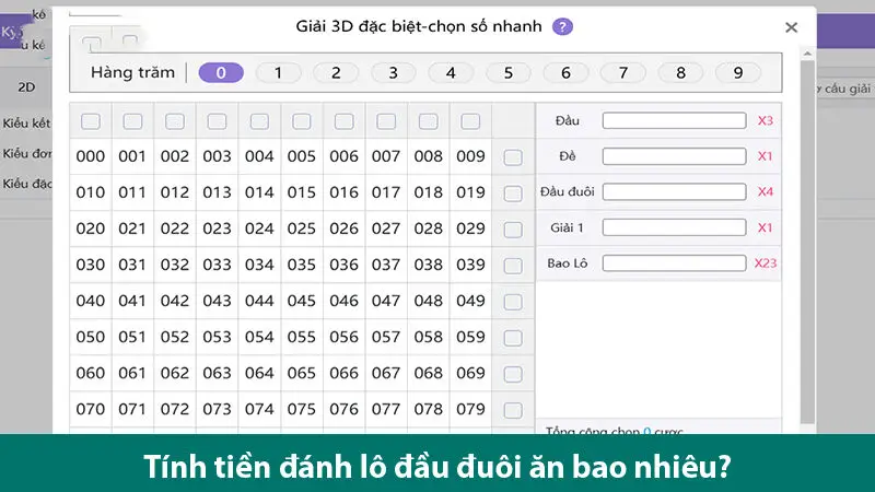 Trúng lô đề đầu đuôi ăn bao nhiêu? Các mẹo chơi bao trúng cho đề thủ